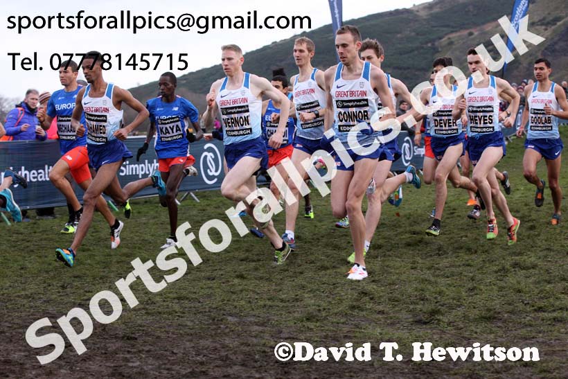 Simplyhealth Great Edinburgh XCountry men, 2018 Simplyhealth Great Edinburgh International XCountry. Photo: David T. Hewitson/Sports for All Pics